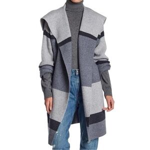 Vince color-block car coat, size M